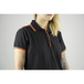Polo femme MC maille piquée THELMA NOIR - LMA LEBEURRE - 9257