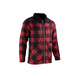 Veste matelassé carreaux bicolore ERABLE ROUGE NOIR - LMA LEBEURRE - 9260