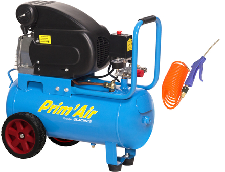 COMPRESSEUR 24 LITRES 13M3/H 2.5CV MONOPHASE LACME 104205
