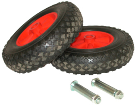 Kit 2 roues diam. 260 + axes LACME - 197013