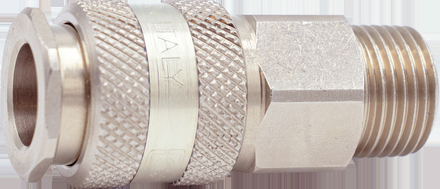 Rac 1555 : coupleur magnum - raccord rapide à billes - gros passage ø 10 mm LACME - 369304