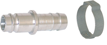 Rac 1513 : embout raccord rapide - magnum gros débit - en laiton nickelé LACME - 369504