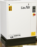 Compresseur à vis vx 5,5 - 30,6 m³/h - bloc vis encapsulé, lubrifié - moteur 5,5 cv/4 kw LACME - 469055