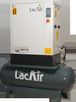 Compresseur à vis vx4/200 lt - 21,6 m³/h - bloc vis encapsulé, lubrifié - moteur 4 cv/ 3 kw LACME - 469341