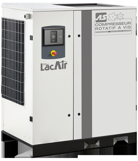 Compresseur à vis as51dr - 342 m³/h - bloc vis lubrifié direct - moteur 50 cv tri 400 v LACME - 469800