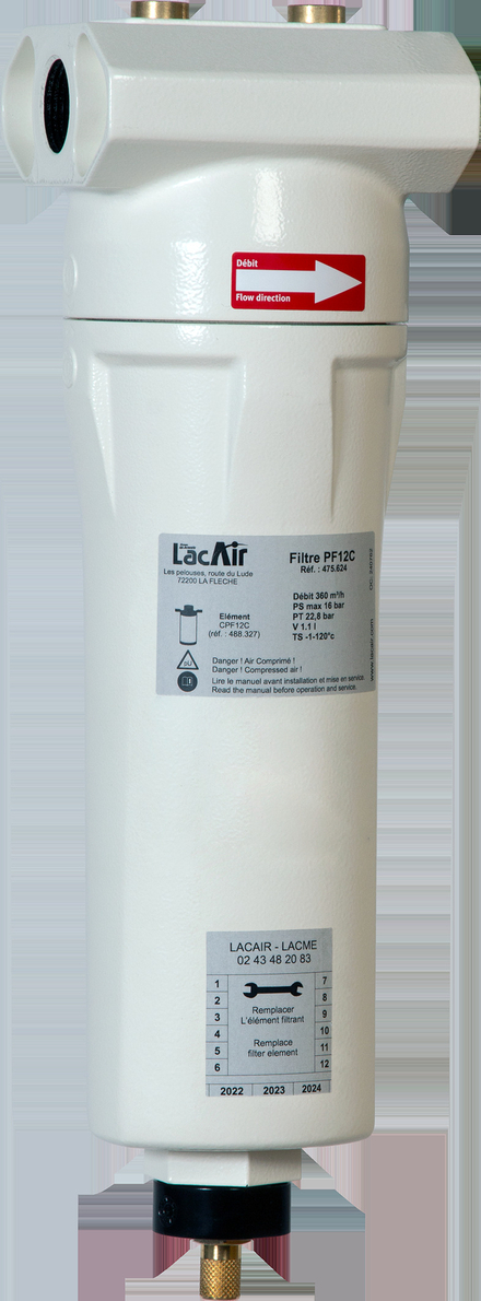 Préfiltre pf12c - 120 m³/h - 3/4