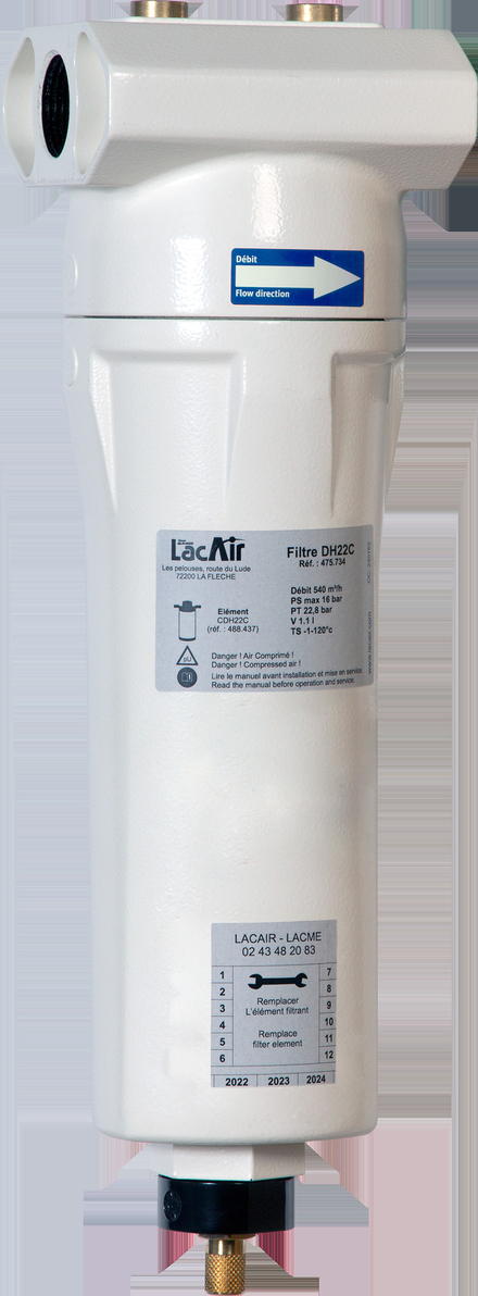 Filtre déshuileur dh22c - 220 m³/h - 1