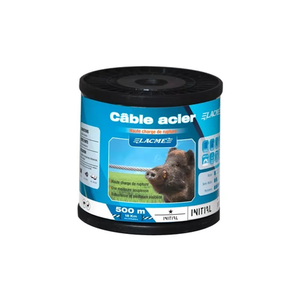 Câble acier Ø12 mm  12 brins Bobine 500 m - LACME - 633400