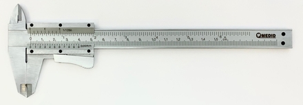 Pied à coulisse acier carbone 230mm prec 005mm frein pussoir MEDID - 2016