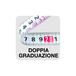 Metre ruban transp.double grad.bleu METRICA - 38774