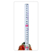 Metre ruban transp.double grad.bleu METRICA - 38774