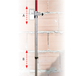 Tige telescopique pour recepteur METRICA - 60621