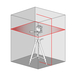 Bravo laserbox3 red METRICA - 61420