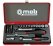 COFFRET DOUILLES METAL 29 PCS 1/4 6 PANS MOB - 0000983401