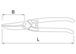 CISAILLE UNIVERSELLE 1 LAME LARGE 250MM - MOB OUTILLAGE - 0361251001
