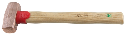 MASSETTE CUIVRE FORGEE MANCHE FRENE 1KG MOB - 0365100201