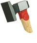 BATTE PLATE TT QUAD. 50X30 MANCHE HICKORY MOB - 0376100301
