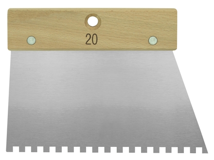 SPATULE A COLLE 20 CM DENTS CARREES MONDELIN - 224940