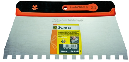 SPATULE 30 CM DENTS CARREES6X6X6 MANCHE BI MAT SOFT MONDELIN - 224991