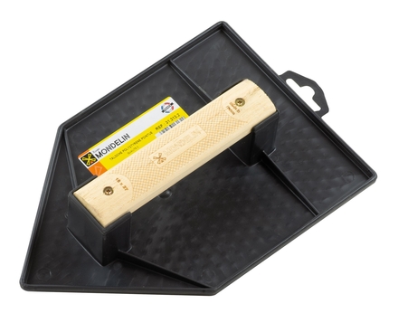 TALOCHE NOIRE POINTUE 18X27CM POIGNEE BOIS MONDELIN - 313132