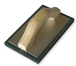 PLATOIR CAOUTCHOUC 21X13CM MANCHE BOIS MONDELIN - 316120