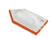FROTTOIR PLASTIQUEPOINTU SPONGIEUX ORANGE 14X27 MONDELIN - 317030