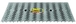 PLAQUE GRATTON 480 POINTES 8MM 15X25CM MONDELIN - 321211