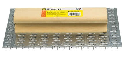 GRATTON 132POINTES/8MM 7X15CM P.BOIS MONDELIN - 321250