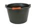 SEAU 16L PLASTIQUE NOIR EVASE CARRELEUR ANSE 6,3 MONDELIN - 341030
