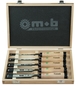 COFFRET BOIS 5 CISEAUX SCULPTEUR BOIS MOB - 7000200001