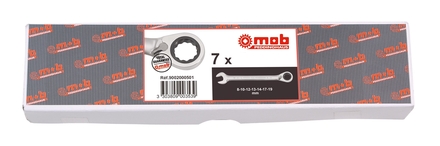 JEU DE 9 CLES MIXTES A CLIQUET EN BOITE MOB - 9002009001