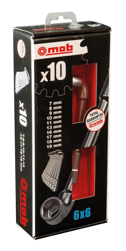 JEU 8 CLES A PIPE DEBOUCH. 6X6 EN COFFRET MOB - 9015000101