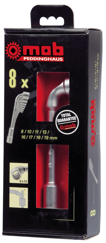 JEU 8 CLES A PIPE DEBOUCH. 6X12 EN COFFRET MOB - 9016000101