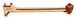 CLE A BOUCHON - OUVRE BIDONS 385MM CUIVRE-BERYLIUM MOB - 9029010081