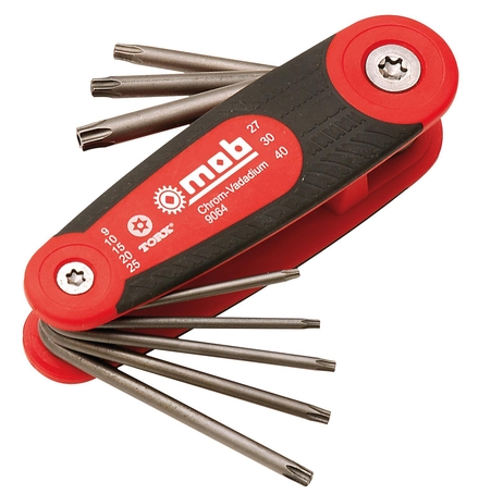 MONTURE 8 CLES MALES TORX PERCEES CRV MOB - 9064011201
