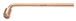 CLE PIPE NON DEBOUCHEE 6 PANS 8MM CUIVRE-BERYLIUM MOB - 9076080081