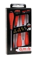 JEU 10 TOURNEVIS 6 FENTE+2 PH+2 PZ / REGLETTE MOB - 9128010001