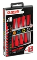 JEU 10 TOURNEVIS REDGRIP 2 F + 4 TORX + 2 PH+2 PZ MOB - 9129000801