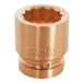 3/4'' DOUILLE IMPACT 12 PANS 24MM CUIVRE-BERYLIUM MOB - 9213240581