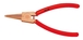 PINCE CIRCLIP EXT BEC 8''/200MM CUIVRE-BERYLIUM MOB - 9322460081