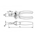 PINCE DÉNUDANTE COUPANTE CD 160 ISOLÉE 1000V - MOB OUTILLAGE - 9335661401