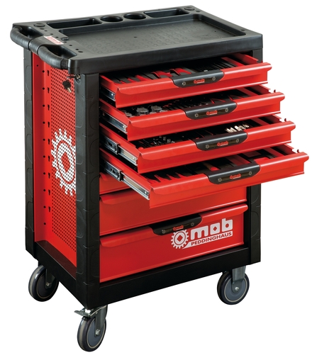 Servante Proliner 7 tiroirs garnie 133 pièces - MOB OUTILLAGE - 9516133701