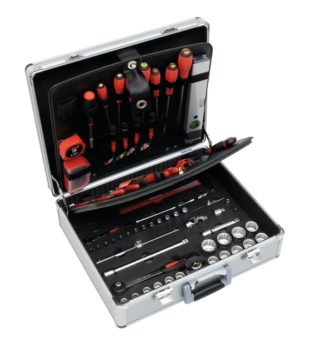 VALISE ALUMINIUM GARNIE 128 PIECES MAINT MOB - 9534128001