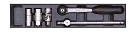 MODULE VIDE POUR DOUILLES / CLIQUETS 1/2 MOB - 9555000001