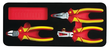 Module mousse 3 pinces isolées 1000V - MOB OUTILLAGE - 9823003001