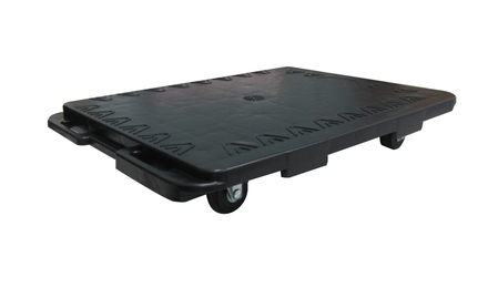 Plateau mobile noir emboitable MATADOR Dolly MD-480, roues en NBR - 15740