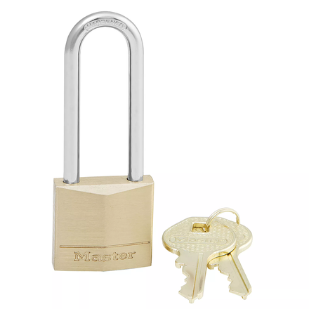 Cadenas laiton 30mm à clé anse haute MASTERLOCK - 130EURDLJ