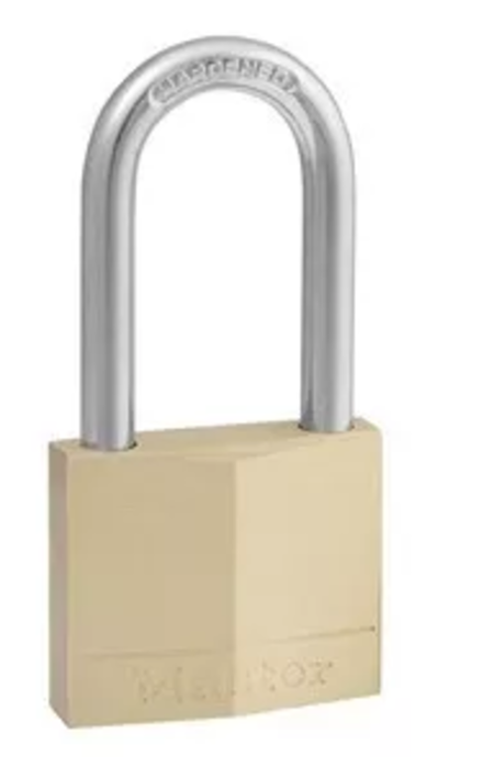 Cadenas laiton 40mm à clé anse longue MASTERLOCK - 140EURDLF