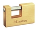 Cadenas en laiton massif d'une largeur de 76 mm MASTER LOCK 607EURD