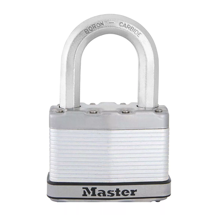 Cadenas Excell 64mm à clé anse longue MASTERLOCK - M15EURDLFCC